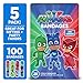 PJ Masks Kids Bandages, 100 ct | Adhesive Bandages for Minor Cuts, Scrapes, Burns. Great Stocking Stuffer or White Elephant