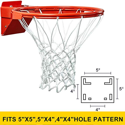 Breakaway Double Spring Basketball Rim, Heavy Duty Pro Slam Flex Rim