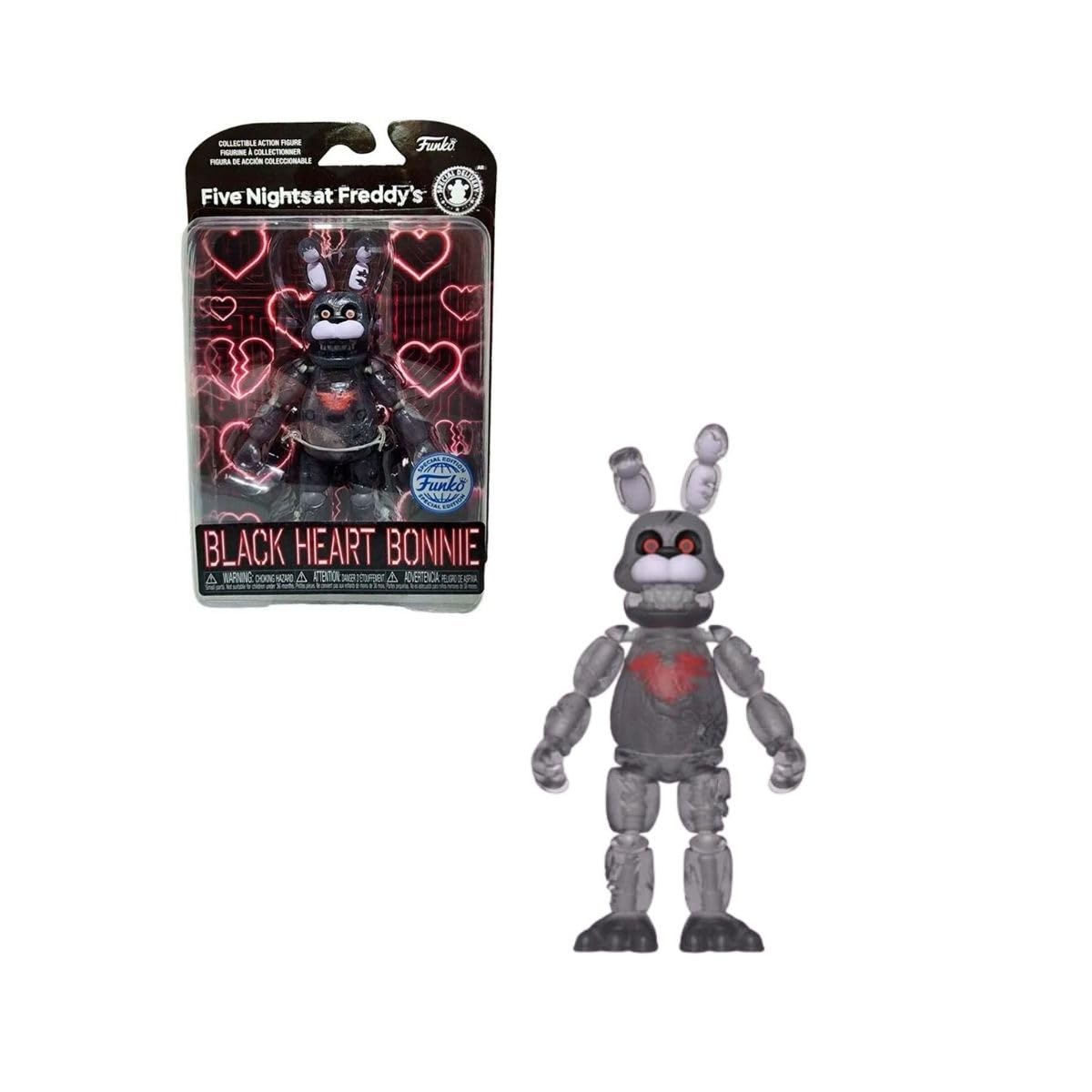 Funko Action Figure 5": Five Nights At Freddy's (FNAF) - Blackheart Bonnie the Rabbit - Collectable Toy - Gift Idea - Official Merchandise - for Boys, Girls, Kids & Adults - Video Games Fans