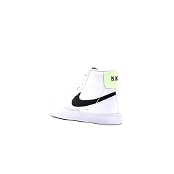 Nike Blazer Mid 77 GS White/Black-Barely Volt Size