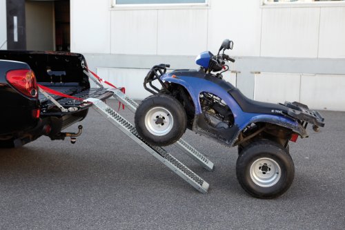 Unitec 10321 Auffahrrampe Stahl 150 x 22 cm – Bild 5