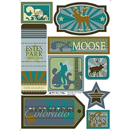  Rocky Mountain Colorado Winter Scrapbook
