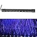 Aquarium Air Stone Bar with Blue LED Lighting, GOOBAT LED Bubbler Curtain for Fish Tank, 12-Inch