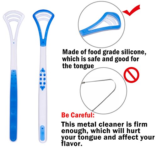 2 Tongue+Cleaner+Scrapers+Bonus+Tooth