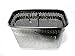 2 Divided Square Stainless Steel Perforated Cutlery Holder Sink Storage Basket by Stopia