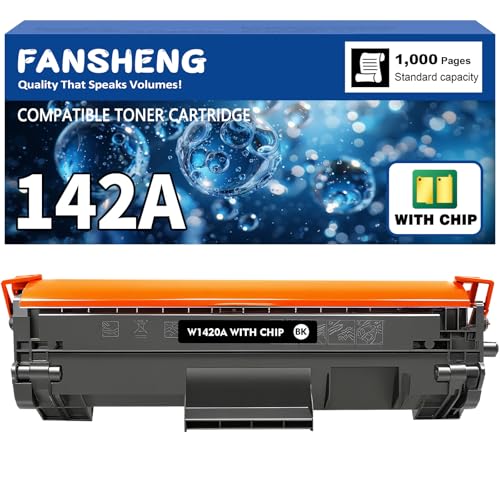 142A W1420A ( W142X W1420X ) 【 Toner with Chip 】 Compatible for HP LaserJet MFP M140w M110w M139w / MFP M110 M139 M140 Printer 2000 Pages W142A 1420A 142X 1420X (1 x Ner) (o)