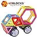 4DBlocks - Play it , Love it! - Magnetic Building Block Set – 40 Pieces – Promotes Creativity, Imagination & Brain Development – The Best Combination Of Recreation & Education For Children