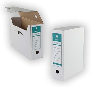 25 Cajas archivo definitivo folio sencillo: Amazon.es: Bricolaje y herramientas