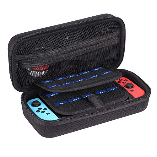 image for Vikena Hard Carrying Case for Nintendo Switch Fits AC Adapter Console 