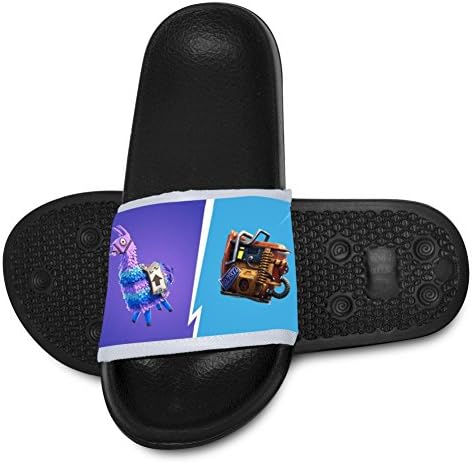 Kids Fortnite Llama Unicorn Slippers Summer Beach Sandals for Boys Girls