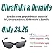 Duduma Polarized Sport Sunglasses for Baseball Fishing Golf Running Cycling Fashion Sunglasses Men Women Tr650 (650black matte frame, Black lens)