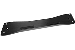 Auto Dynasty Compatible with Honda Civic/Del Sol/Acura Integra Aluminum Rear Suspension Subframe Brace (Black) - EG EH EJ