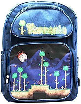 Terraria Navy Blue Boys Full Size School Backpack (16in)