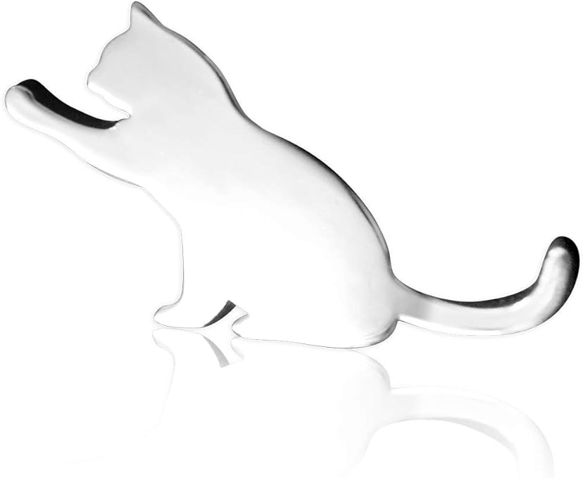 Amazon Afromarket 車用エンブレムステッカー カーエンブレム かわいい エンブレム 車 猫 3d ステッカー 手出し猫 ステッカー デカール 車 バイク