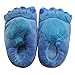 Bluestar Novelty Furry Monster Adventure Slippers for Adults Men Women,Cool House Slippers Comfortable Indoor Shoes (Blue)
