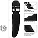 Electric Vibrator Magic Wand Massager – Double Use G Spot Sex Toy Stimulator Neck Massager with Dual Vibrations (Head and Tail) 17 Vibration Patterns – Lyps Massage Wand (black)