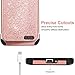 ZTE Grand X4 Case, ZTE Blade Spark Case,ZTE Grand X 4 Case,BENTOBEN 2 in 1 Sparkly Glitter Slim Hybrid Hard Cover Shockproof Protective Case for ZTE Grand X4/ZTE Blade Spark (Z971) /ZTE Z956,Rose Gold