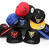 Baseball Cap Hats Pokemon Go Team Instinct Valor Mystic Premium Quality Stitches Snapback