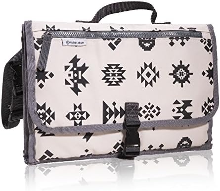Portable Baby Changing Kit w/ Baby Wipe Holder - Travel Changing Station - GubbleBum - Aztec Design