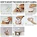 Toughsty 16GB 1080P HD Home Security Camera Recorder Smoke Detector Fire Alarm Hidden Spy Cam Motion Activated 24 Hour Surveillance