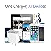 USB Wall Charger,2PC High Speed 2-Port USB Home Travel Charger Plug Power Adapter for iPhone 7/ 7Plus/ 6/ 6s Plus / 5/ 5s/,iPad,Samsung Galaxy,Smartphones,Tablets and More-[2 Pack] White
