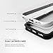 Zizo Shock Series Compatible with iPhone 8 Plus case Military Grade Drop Tested with Tempered Glass Screen Protector iPhone 7 Plus case Silver