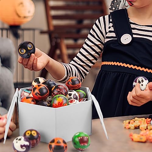 LovesTown 12PCS Halloween Stress Balls, Squeeze Balls Slow Rising Stress Relief Fidget Toys for Halloween Party Favor Kids Toys 10 Designs