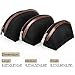 SPSHENG Makeup Bag,Cosmetic Bag Set of 3,Nylon Travel Toiletry Bag Accessories Organizer Black