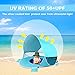 [2019 Upgraded] Baby Beach Tent-Pop Up Beach Tent with Pool Shade Cabana Portable UV Sun Shelter