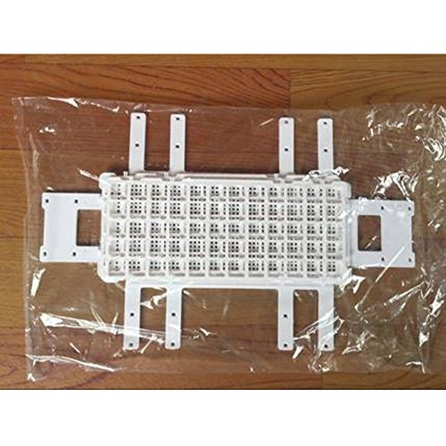 BIPEE Plastic Test Tube Rack for 20mm, 40 Wells, White,Detachable (40 Hole)