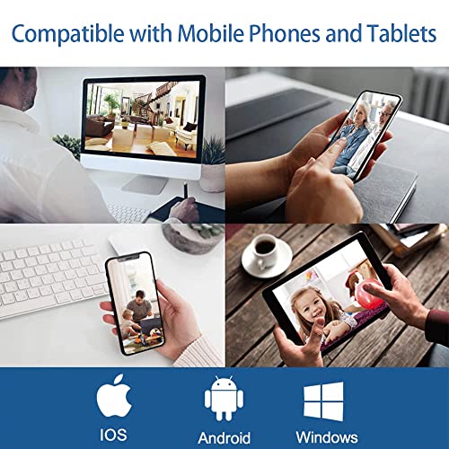 Security Camera 2K, ZHXINSD 3MP Baby Monitor Camera, WiFi Security Camera for Home with Full-Color Night Vision, 2-Way Audio, Phone App, Motion Tracking, Sound Detection and Pet Camera for Dog and Cat