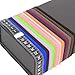 CHENG ZM Large Size Rope Ponytail holders Headband Scrunchie Hair Accessorie,Set Of 40 Soft Endless Fabric Hair Elastics Hair Bands Thick Seamless Cotton Stretch Hair Ties (All Black)