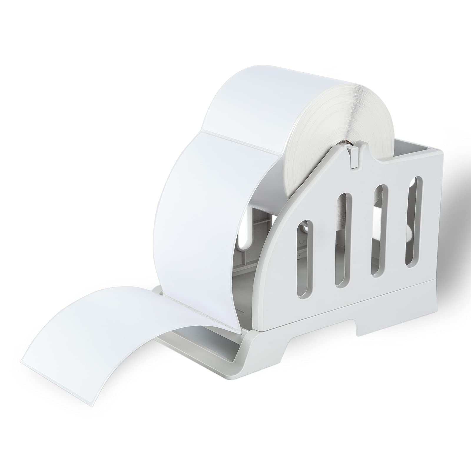 Photo 1 of Ü Heartray Label Holder for Rolls and Fan-Fold Labels,4x6 Stand for Thermal Label Printer-Accessory for Desktop Printer and Shipping Label Printer