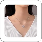 Yheakne Vintage Crystal Butterfly Choker Necklace Silver Cz Butterfly Pendant Necklace Purple Heart Butterfly Necklace Rhinestone Butterfly Collar Necklace Jewelry for Women