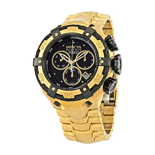 Invicta Men's 'Bolt' Swiss Quartz Stainless Steel Casual Watch, Color:Gold-Toned (Model: 21346)