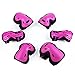 2PM SPORTS Girl's Pink Protective Gear Set - Knee Pads Elbow Pads and Wrist Guards for Kids Rollerblades Skateboarding, Inline Roller Skating, Cycling, Balance Bikes, and Scooters - Medium