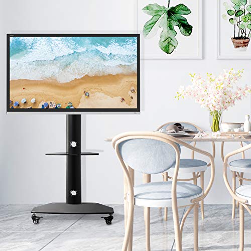 TAVR Mobile TV Cart Rolling tv Stand with Locking Wheels for 27 30 32