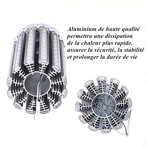 Ampoule led E27 30W 3000K, Wenscha lampe de maïs led puissant idéal pour garage, atelier,séjour, terrasse, applique murale, etc. (blanc chaud)