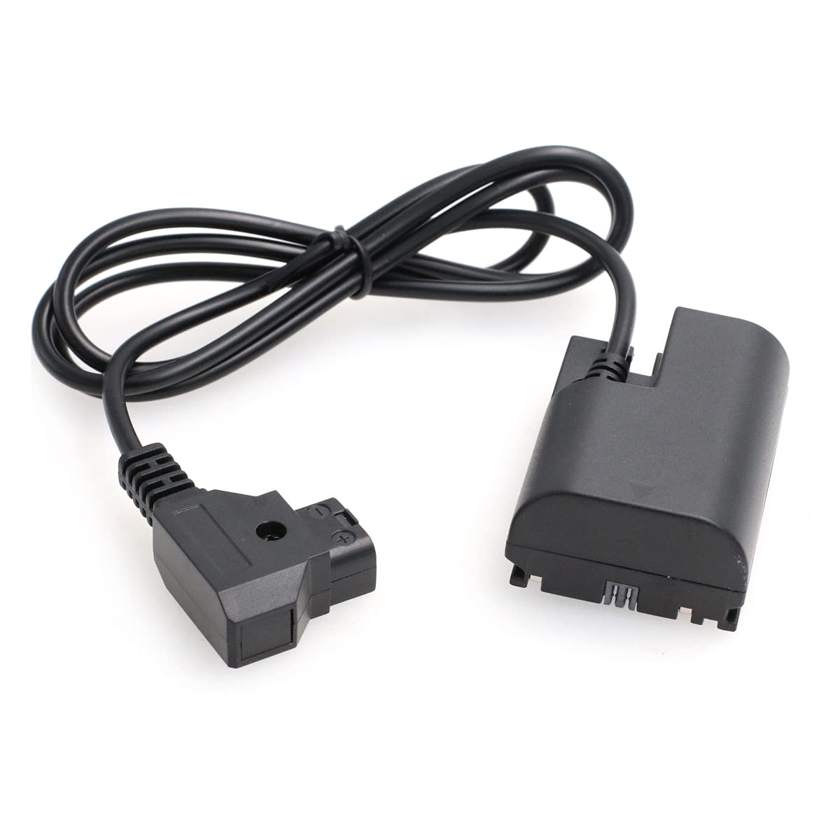SZRMCC D-tap to New DR E6(LP E6) Dummy Battery for Canon 60D 70D 80D Camera and SmallHD 501 502 702 Monitor (Straight Cable)
