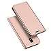 Galaxy J7 Pro Case , DUX DUCIS Skin Pro Series Ultra Slim Layered Dandy ,Kickstand,Magnetic Closure,TPU bumper,Leather,Full Body Protection For Samsung Galaxy J7 Pro (16GB) J730G / DS (Rose Gold)