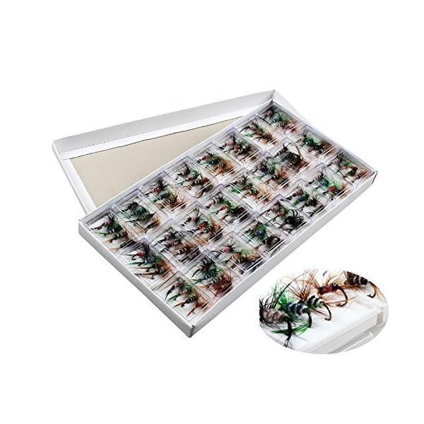 Sougayilang-Colorful-Assortment-Dry-Fly-Fishing-Flies