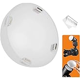 Godox AK-R11 Dome Diffuser for Godox V1 Godox V1 Pro Flash, Such As V1S V1C V1N V1F V1Pro-C V1Pro-S V1Pro-N V1Pro-F V1Pro-O,