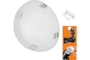 Godox AK-R11 Dome Diffuser for Godox V1 Godox V1 Pro Flash, Such As V1S V1C V1N V1F V1Pro-C V1Pro-S V1Pro-N V1Pro-F V1Pro-O, 