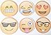Emoji Sticky Notepads 12 Pack, 6 Different Faces (Designs) Lifetime