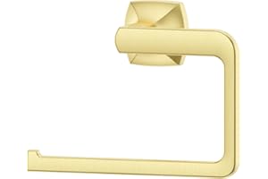 Pfister Vaneri Towel Ring, Hand Towel Holder for Bathroom, Wall-Mounted, Screw-in, Brushed Gold Finish, BRBVRI0BG