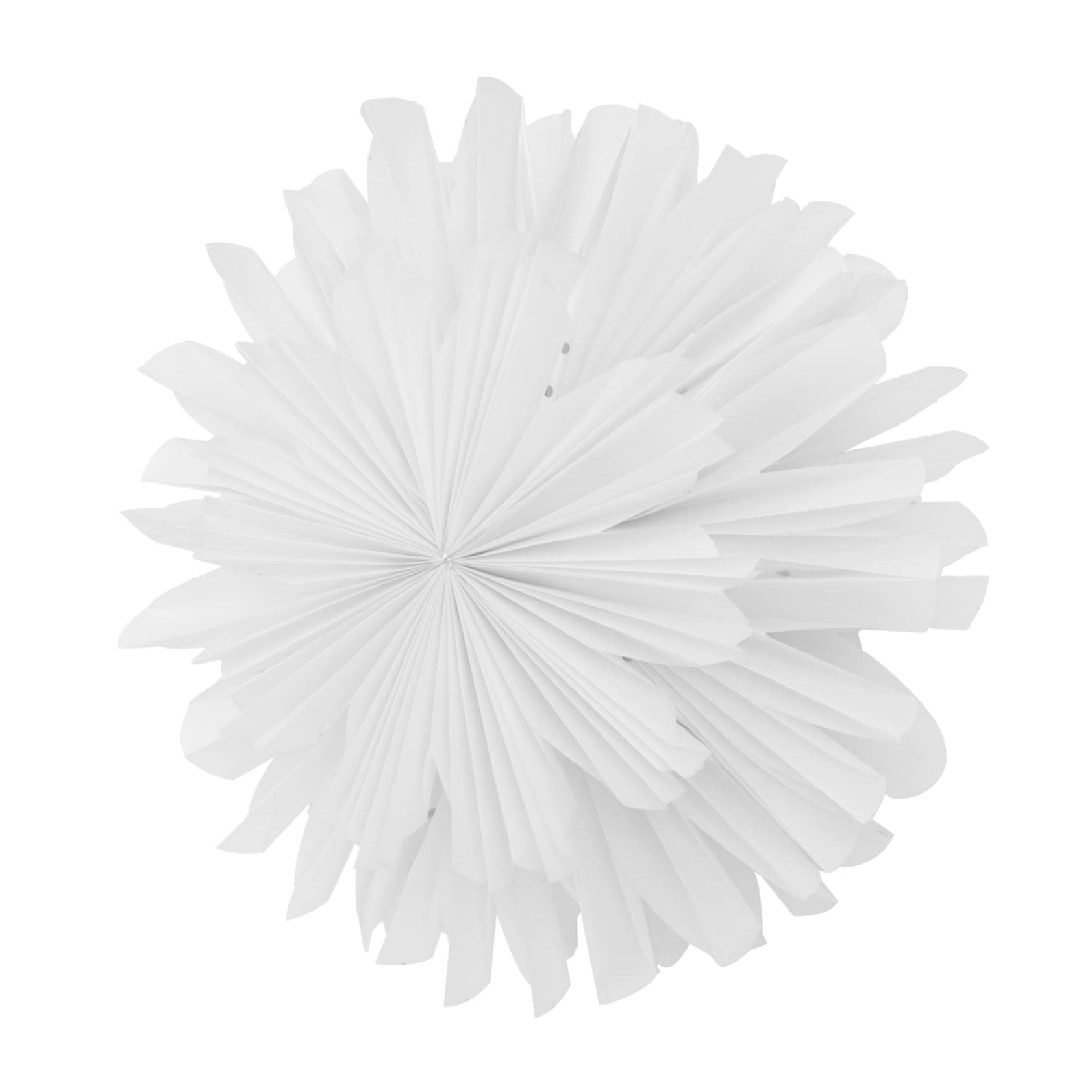 FOYTOKI Creative Paper Flower Lampshade for Ceiling Light Home Accessory Softens Light for Bedroom and Living Decoration White