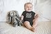 Funnwear My Sibling have Paws, funny cute, one-piece infant baby bodysuit (Newborn, Black)