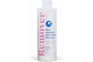 Ella+Mila Non-acetone Nail Polish Remover - Nourishing & Conditioning Acetone Free Nail Polish Remover - Gentle on Nails - 8oz