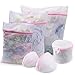 Set of 6 Mesh Laundry Bags KSANA Durable Mesh Wash Laundry Bag Suitable for Blouse, Hosiery, Stocking, Underwear, Bra and Lingerie, Travel Laundry Bag