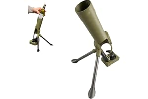 Beer Bottle Mortar Bottle Opener, 51mm Beer Bo ttle Mortar Bot tle Opener – Novelty Cap-Launching Desk & Bar Accessory, Heavy